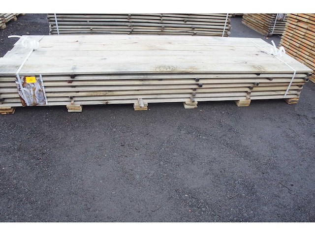 0,51 m³ eiken planken 22mm - afbeelding 1 van  4