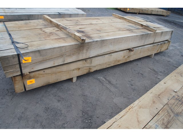0,60 m³ eiken balken 200x200 - afbeelding 1 van  5