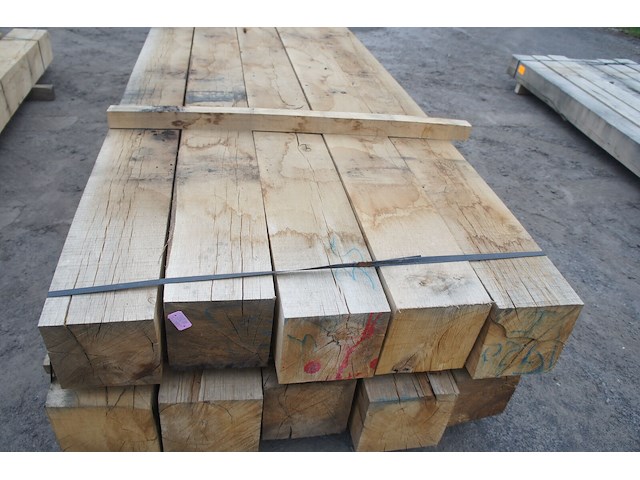 0,60 m³ eiken balken 200x200 - afbeelding 5 van  5