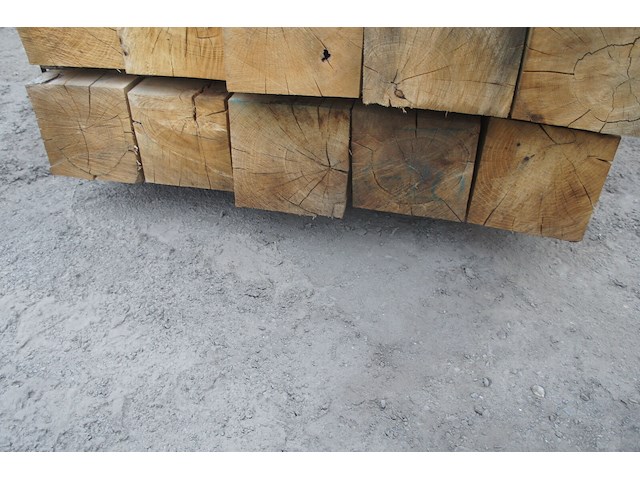 0,60 m³ eiken balken 200x200 - afbeelding 4 van  5