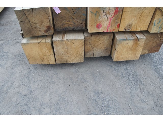 0,60 m³ eiken balken 200x200 - afbeelding 5 van  5
