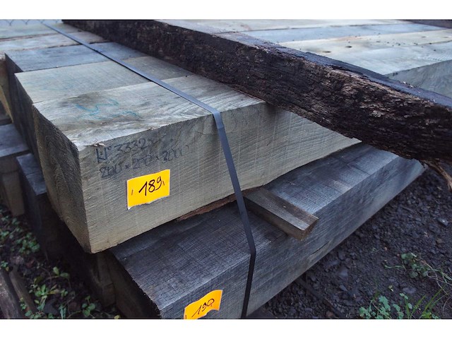 0,60 m³ eiken balken 200x200 - afbeelding 2 van  7