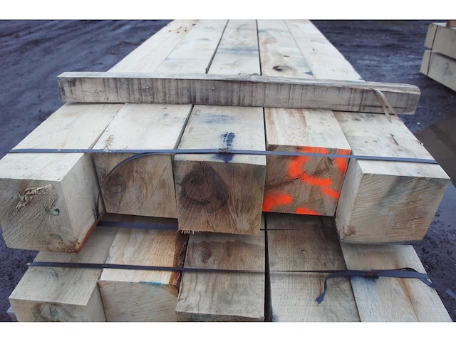 0,60 m³ eiken balken 200x200 - afbeelding 3 van  5