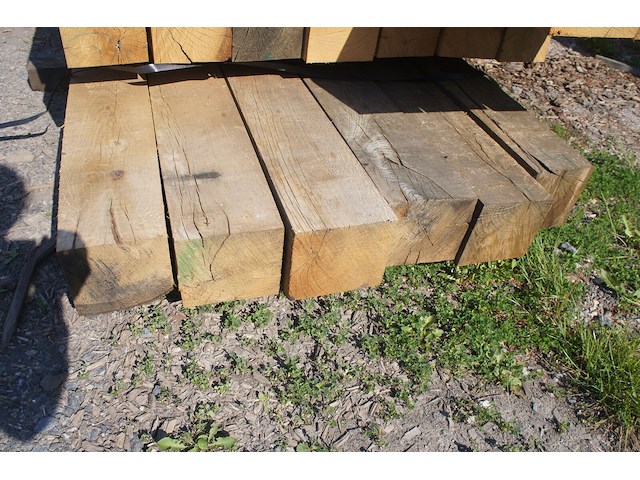 0,63 m³ eiken balken 150x150 - afbeelding 3 van  3