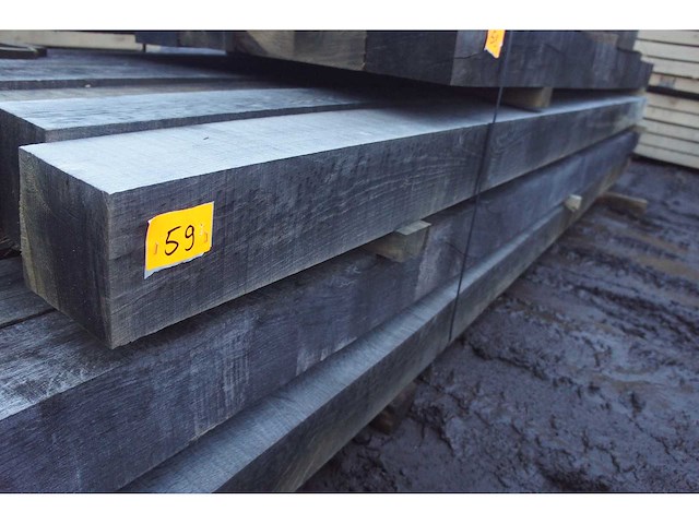 0,63 m³ eiken balken 150x150 - afbeelding 4 van  5