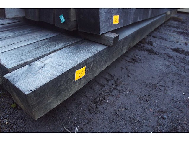 0,68 m³ eiken balken 150x150 - afbeelding 2 van  5