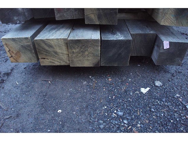 0,68 m³ eiken balken 150x150 - afbeelding 4 van  5