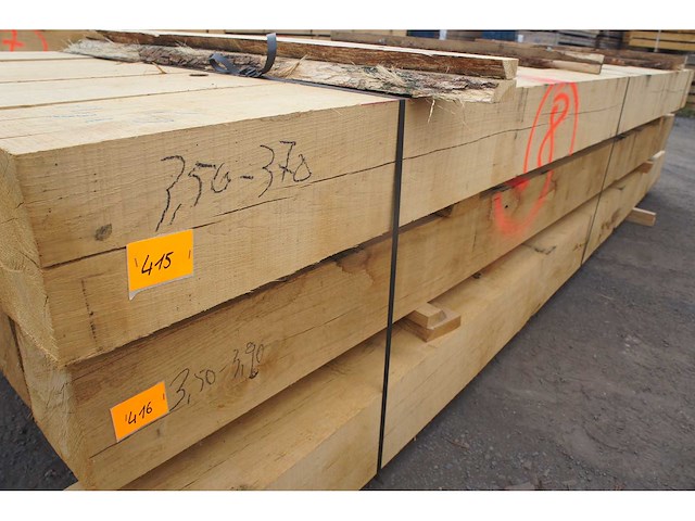 0,72 m³ eiken balken 200x200 - afbeelding 2 van  5