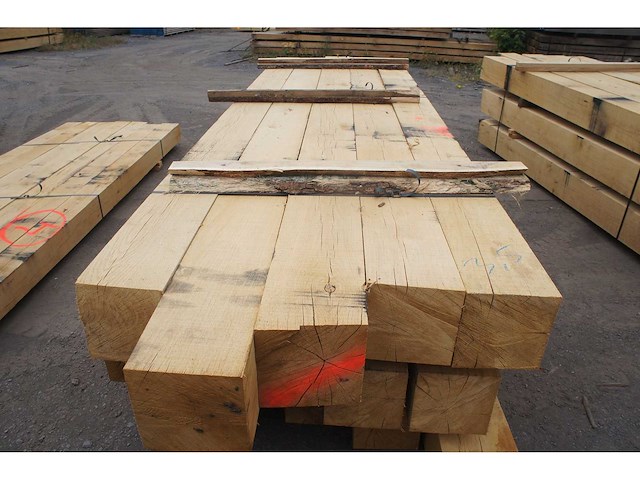 0,72 m³ eiken balken 200x200 - afbeelding 3 van  5