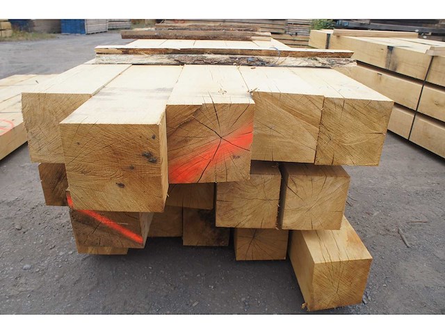 0,72 m³ eiken balken 200x200 - afbeelding 4 van  5