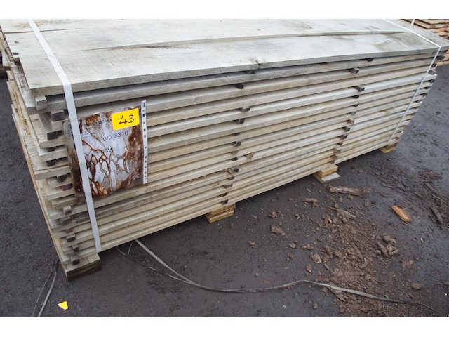 0,73 m³ eiken planken 22mm - afbeelding 1 van  3
