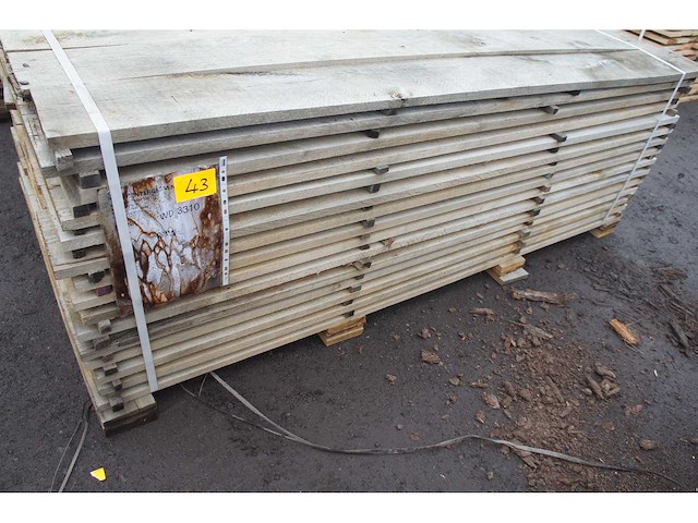 0,73 m³ eiken planken 22mm - afbeelding 1 van  3