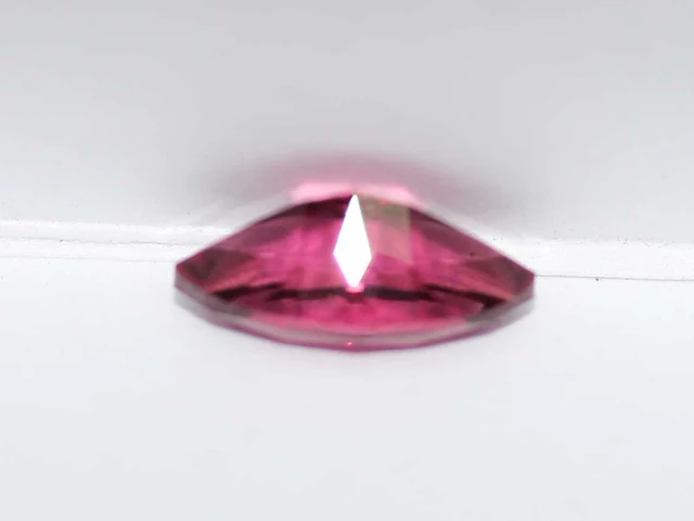 0,75 ct. marquise vorm frambeis - rodoliet-edelsteen - afbeelding 5 van  12