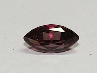 0,75 ct. marquise vorm frambeis - rodoliet-edelsteen - afbeelding 1 van  12