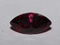 0,75 ct. marquise vorm frambeis - rodoliet-edelsteen - afbeelding 6 van  12