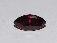 0,75 ct. marquise vorm frambeis - rodoliet-edelsteen - afbeelding 7 van  12