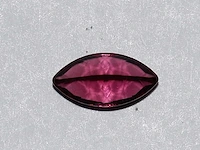 0,75 ct. marquise vorm frambeis - rodoliet-edelsteen - afbeelding 10 van  12
