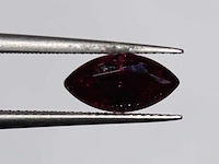 0,75 ct. marquise vorm frambeis - rodoliet-edelsteen - afbeelding 11 van  12