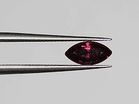 0,75 ct. marquise vorm frambeis - rodoliet-edelsteen - afbeelding 13 van  13
