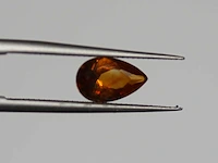 0,75 ct. peervormige gouden -citrien-edelsteen - afbeelding 6 van  10