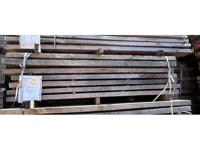0,75 m³ eiken planken 54mm - afbeelding 1 van  4