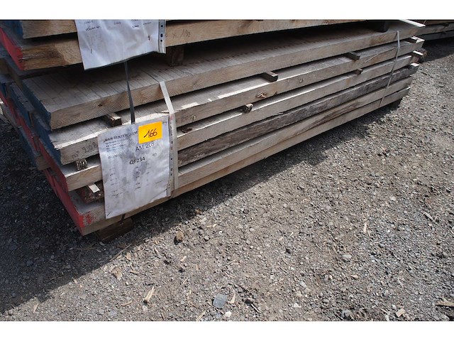 0,75 m³ eiken planken 54mm - afbeelding 1 van  4