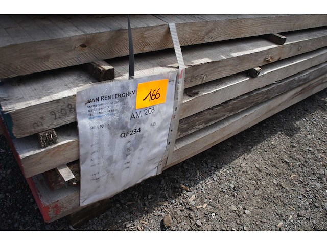 0,75 m³ eiken planken 54mm - afbeelding 2 van  4
