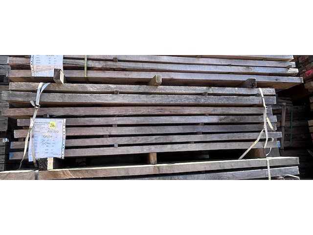 0,75 m³ eiken planken 54mm - afbeelding 1 van  4