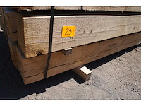 0,79 m³ eiken balken 150x150 - afbeelding 2 van  5