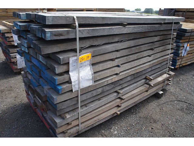 0,79 m³ eiken planken 54mm - afbeelding 1 van  5