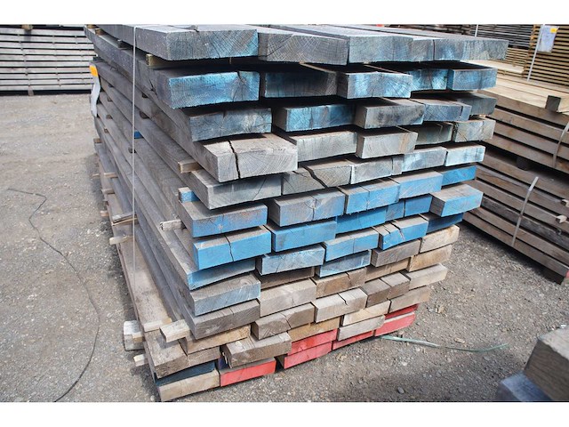 0,79 m³ eiken planken 54mm - afbeelding 4 van  5