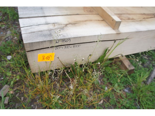 0,80 m³ eiken balken 200x200 - afbeelding 2 van  4
