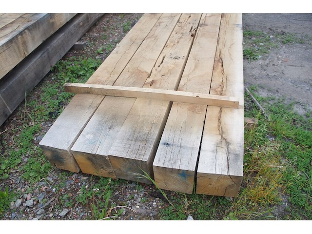 0,80 m³ eiken balken 200x200 - afbeelding 3 van  4