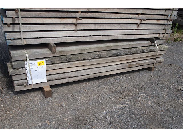 0,81 m³ eiken planken 54 mm - afbeelding 1 van  3
