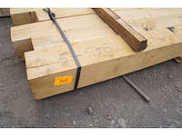 0,83 m³ eiken balken 150x150 - afbeelding 2 van  4