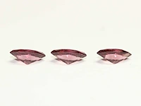 0,84 ct. marquise-vorm roze rozenkleur rodoliet-edelsteen - afbeelding 4 van  6