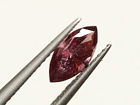 0,84 ct. marquise-vorm roze rozenkleur rodoliet-edelsteen - afbeelding 6 van  6