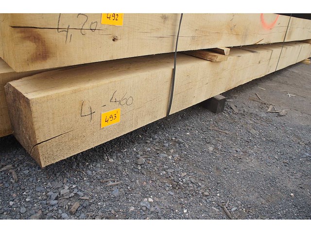 0,86 m³ eiken balken 200x200 - afbeelding 2 van  4
