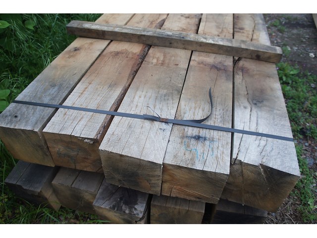 0,90 m³ eiken balken 200x200 - afbeelding 3 van  5