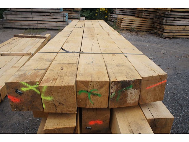 0,91 m³ eiken balken 200x200 - afbeelding 4 van  4