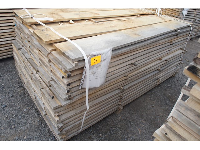 0,93 m³ eiken planken 22mm - afbeelding 1 van  4