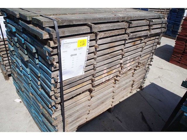 0,95 m³ eiken planken 30mm rustiek - afbeelding 1 van  4