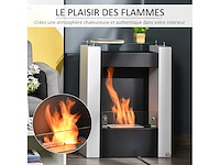 0,9l brander bioethanol open haard met gehard glazen opslagbak - afbeelding 6 van  9