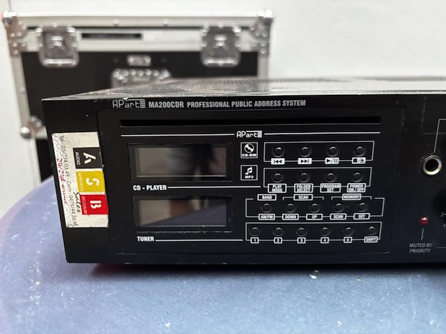 1 100v versterker apart ma 200 cdr - afbeelding 2 van  3