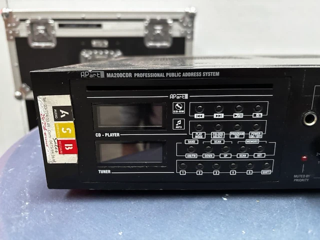 1 100v versterker apart ma 200 cdr - afbeelding 2 van  3