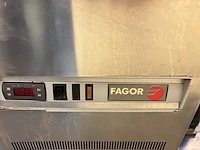 1 3-deurs rvs koelwerkbank fagor - afbeelding 3 van  6