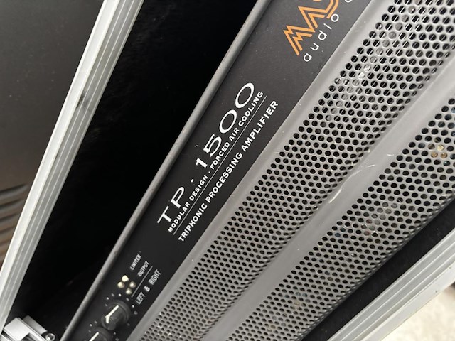 1 3-kanaals versterker master tp 1500 - afbeelding 2 van  3