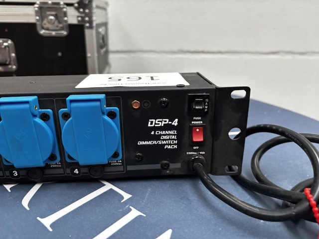 1 4-kanaal dimmerswitch jbsystems dsp-4 - afbeelding 3 van  3