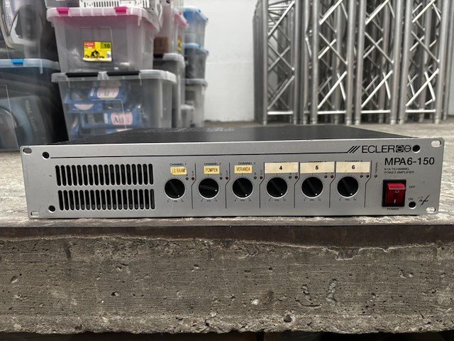 1 6-kanaals versterker ecler mpa6-150 - afbeelding 1 van  3