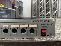 1 6-kanaals versterker ecler mpa6-150 - afbeelding 3 van  3